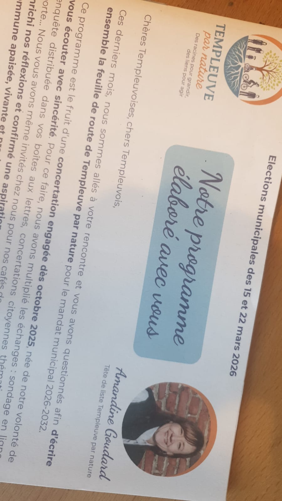 Notre programme est prêt !